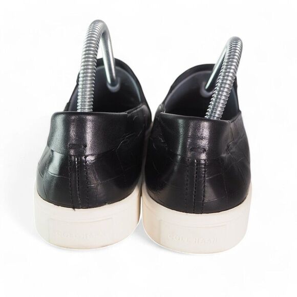 Cole Haan Grandpro Spectator 2.0 Croc Slip-on Loafers Black W21658 Women's 8.5B - Picture 5 of 11